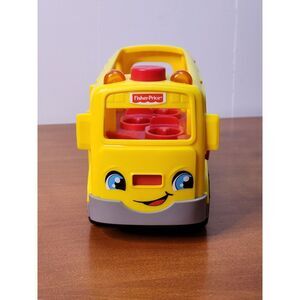 Mattel FP‎ '16 Little People Sit With Me Yellow School Bus Light Sound